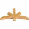 Ekena Millwork Alberta Rough Sawn Timber Gable Bracket, Western Red Cedar, 48"W x 26"H x 4"D x 4"F, 13/12 Pitch GBW048X26X0404ALB00RWR - alternate 4